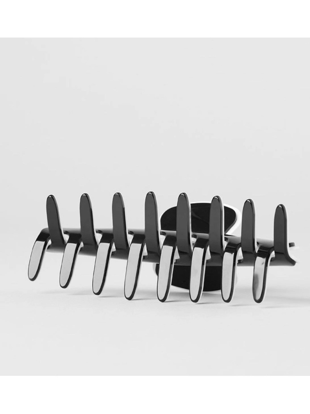 New Alo Outline Large Claw Clip - Black/White Authentic - Picture 4 of 6